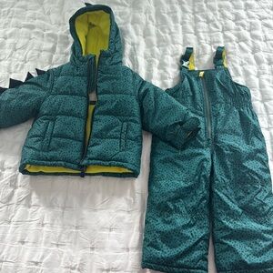 Carters snow set coat and snow pants